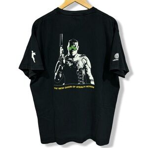 Vintage 2004 Splinter Cell Pandora Tomorrow Video Game Promo T-Shirt